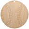 Baseball Softball Unfinished Craft Wood Holiday Christmas Tree DIY Pre-Drilled Ornament